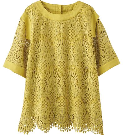 BELLUNA（ベルーナ）の「【Ｌａｇｒｉｌｕａ】華やかスカラップレースデザインブラウス（ブラウス）」