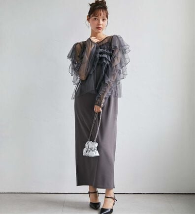RANAN（ラナン）の「デコラティブトップスセットドレス（その他ワンピース）」