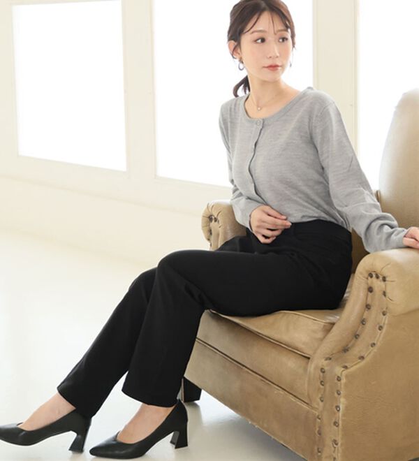 A HAPPY MARILYN（アハッピーマリリン）の「【Ｌ～５Ｌ】楽・暖・美脚！ストレッチ裏起毛パンツ（フルレングスパンツ）」｜詳細画像