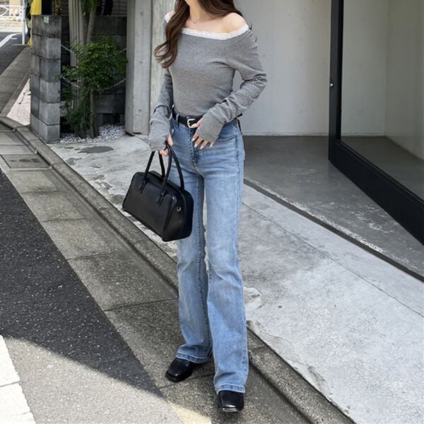 GeeRA（ジーラ）の「オフショルカットソー（カットソー）」｜詳細画像