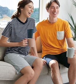 「夏のお買得ベーシック上下セット（メンズルームウェア）」