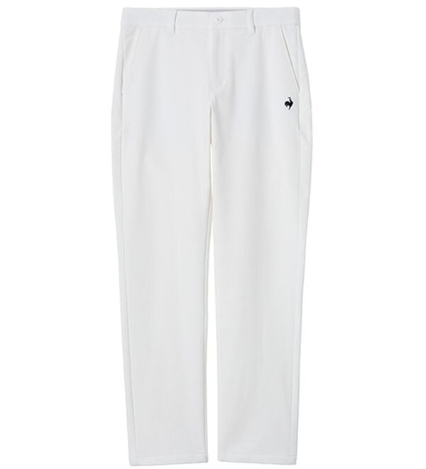 「【ストレッチフォーサー】裏起毛ロングパンツ（メンズフルレングスパンツ）」｜ホワイト