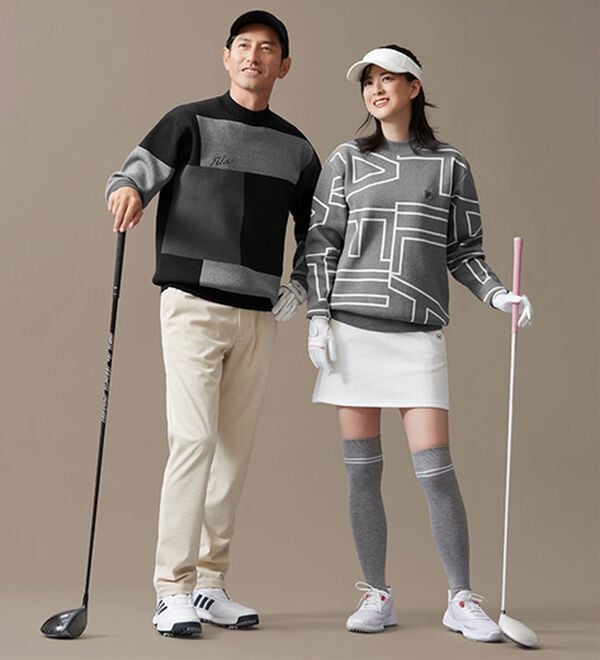 「＜フィラ＞軽量ストレッチデザインセーター（メンズニット・セーター）」｜詳細画像