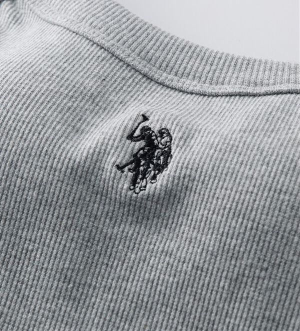 RANAN（ラナン）の「＜U.S.POLO ASSN.＞カップ付アメスリリブワンピース（カットソーワンピース）」｜詳細画像