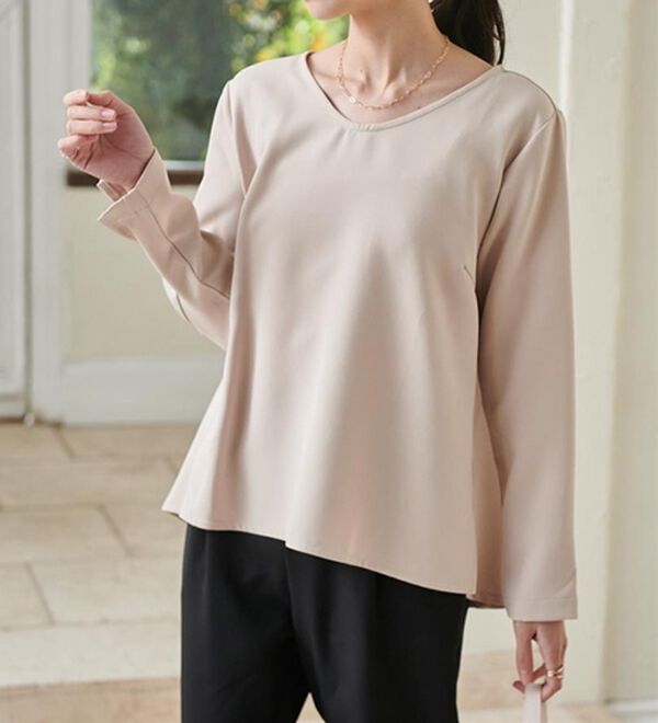 RANAN（ラナン）の「【選べるデザイン】楽してきれい見え！セットアップ（ブラウススーツ）」｜詳細画像