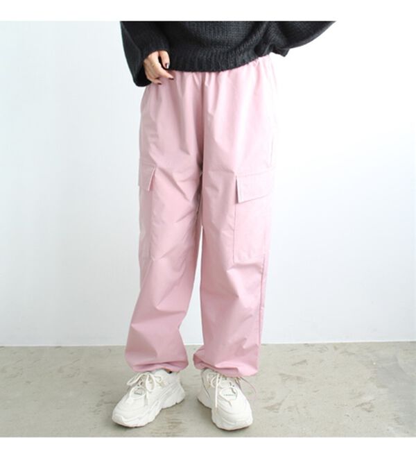 GeeRA（ジーラ）の「裾ドロストカーゴパンツ（フルレングスパンツ）」｜詳細画像