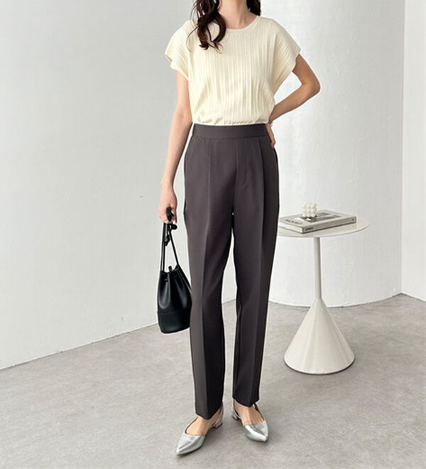 GeeRA（ジーラ）の「美脚きれい魅せ！テーパードパンツ（フルレングスパンツ）」｜詳細画像