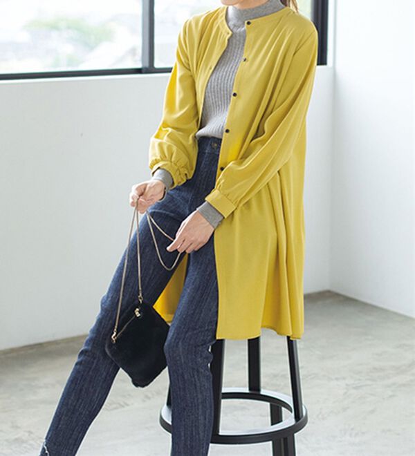 RANAN（ラナン）の「２ＷＡＹボタン使いフレアーブラウス（ブラウス）」｜詳細画像