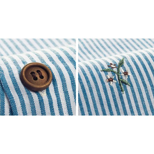 BELLUNA（ベルーナ）の「ミニ刺しゅうボタン付チュニック（チュニック）」｜詳細画像