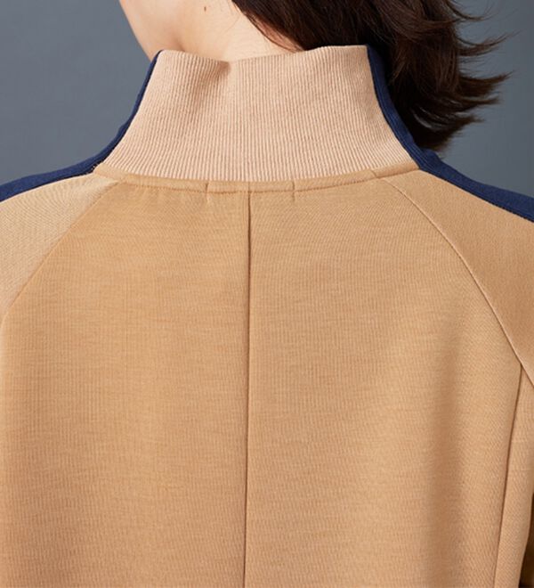 BELLUNA（ベルーナ）の「【Ｌａｇｒｉｌｕａ】配色ライン使いコクーンジャケット（その他ジャケット）」｜詳細画像