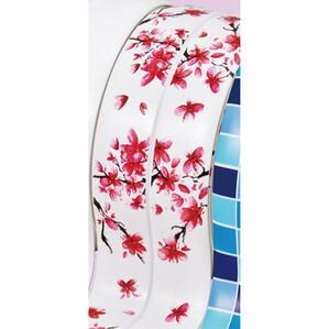 「貼り直しできる水漏れテープ（バス用品）」｜花柄