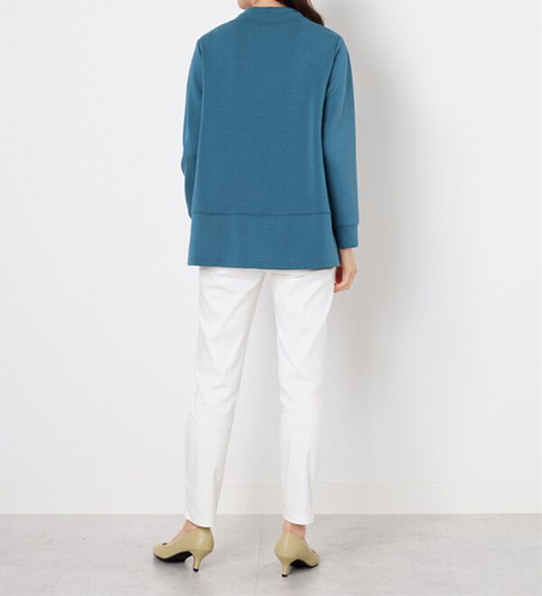 BELLUNA（ベルーナ）の「ワイドネック切替デザインプルオーバー（カットソー）」｜詳細画像