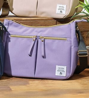 「華やか気分が上がる♪洗える軽量ショルダー（ショルダーバッグ）」｜ラベンダー