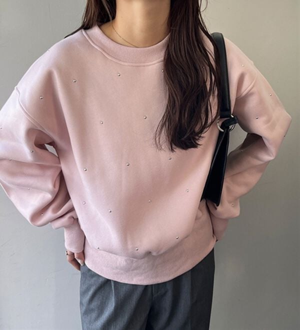 GeeRA（ジーラ）の「スタッズスウェット（トレーナー・スウェット）」｜詳細画像