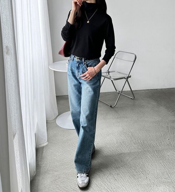 GeeRA（ジーラ）の「シアースラブハイネックトップス（カットソー）」｜詳細画像