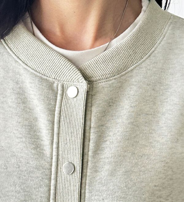 GeeRA（ジーラ）の「前後２ＷＡＹ裏起毛スウェットカーデ（その他カーディガン）」｜詳細画像