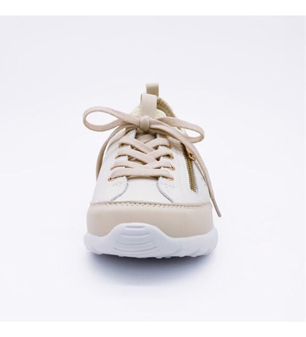 BELLUNA（ベルーナ）の「＜ＥＤＷＩＮ＞牛床革のびる履き口スニーカー（スニーカー）」｜詳細画像