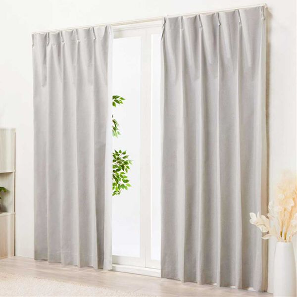 100％遮光＆防音＆断熱保温カーテン＜2枚組・100％遮光（1級