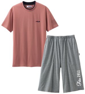 「＜フィラ＞ブランドデザインルームウェア（メンズルームウェア）」｜ピンク