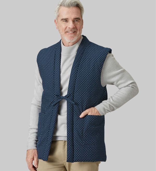 「久留米織わた入りふっくらシリーズ（メンズルームウェア）」｜詳細画像