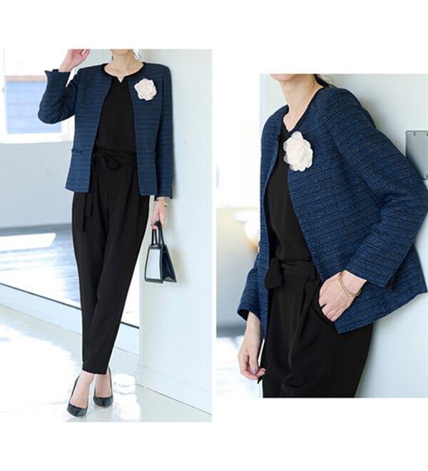 RANAN（ラナン）の「【４点セット】入学式卒業式に！選べるボトムスーツセット（パンツスーツ）」｜詳細画像