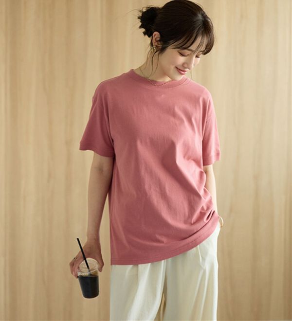 BELLUNA（ベルーナ）の「綿１００％大人顔サマ見えＴシャツ（Tシャツ）」｜詳細画像