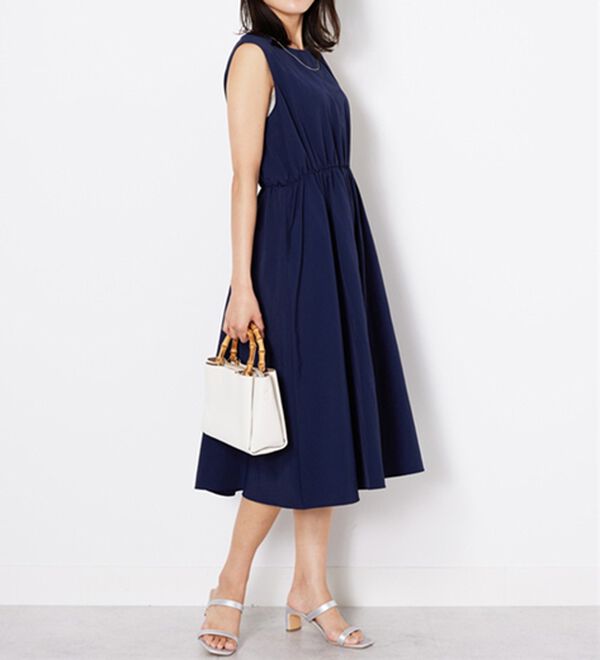 BELLUNA（ベルーナ）の「2点セット【Ｌａｇｒｉｌｕａ】メッシュ使いワンピースアンサンブル（その他ワンピース）」｜詳細画像