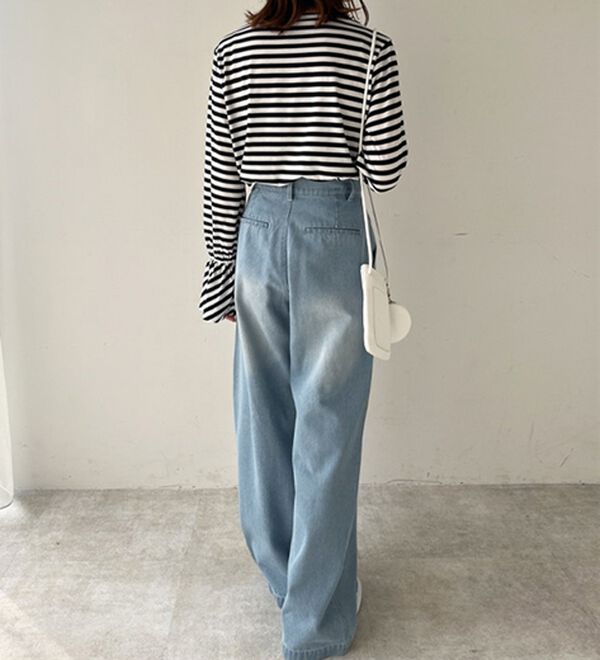 GeeRA（ジーラ）の「ベルスリーブカットソー（カットソー）」｜詳細画像