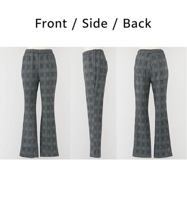 BELLUNA（ベルーナ）の「まるではく毛布！静電防止付裏ファーイージーパンツ（フルレングスパンツ）」｜詳細画像