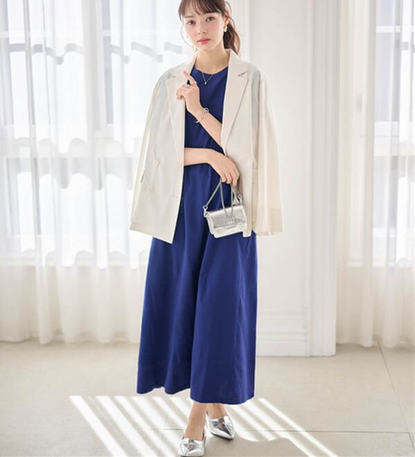 RANAN（ラナン）の「【5つの機能付】ひんやりポケット付マキシワンピース（その他ワンピース）」｜詳細画像