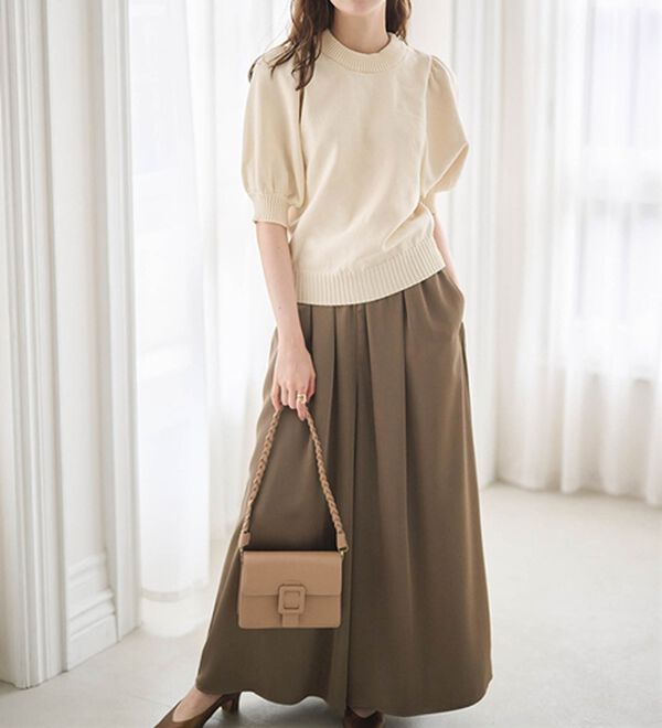 RANAN（ラナン）の「ボリュームパフスリーブニットトップス（ニット・セーター）」｜詳細画像