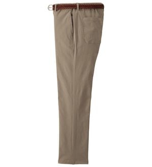 「＜シンプル＆プラス＞接触冷感ストレッチパンツ（メンズフルレングスパンツ）」｜ベージュ