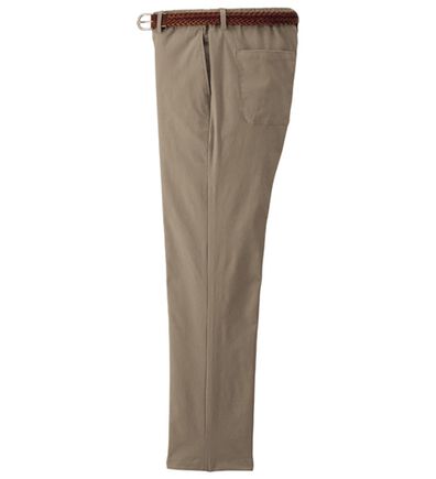 「＜シンプル＆プラス＞接触冷感ストレッチパンツ（メンズフルレングスパンツ）」