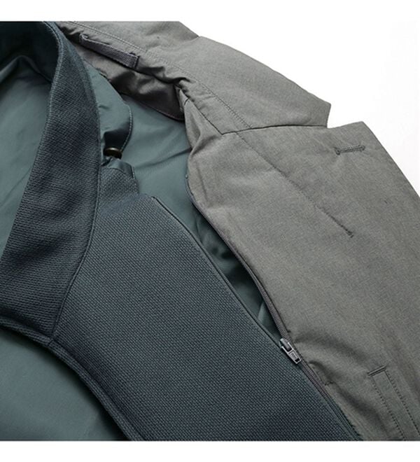 「＜コムルヴァン・オム＞丸八ダウンレイヤードジャケット（メンズダウンジャケット）」｜詳細画像