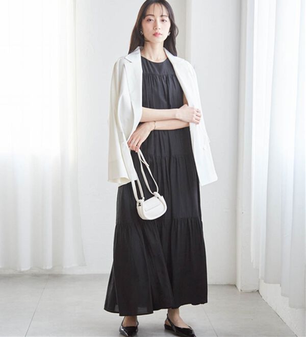 RANAN（ラナン）の「ティアードデザインワンピ（その他ワンピース）」｜詳細画像