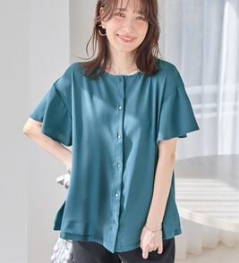 Viola e Viola（ヴィオラ エ ヴィオラ）の「さらさらＥＡＳＹ　Ａラインブラウス（チュニック）」