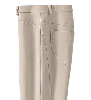 BELLUNA（ベルーナ）の「ヒンヤリ冷感！ハイテンション美脚パンツ　スリムストレート（フルレングスパンツ）」｜グレージュ