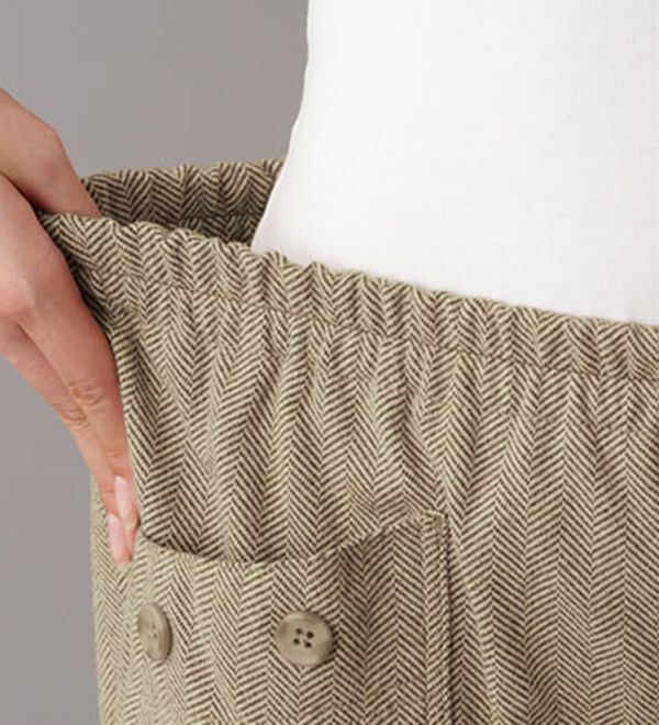 BELLUNA（ベルーナ）の「ツイード調素材コロンパンツ（フルレングスパンツ）」｜詳細画像
