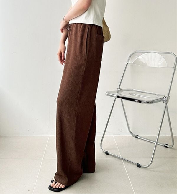 GeeRA（ジーラ）の「さらさら涼感イージーパンツ（フルレングスパンツ）」｜詳細画像