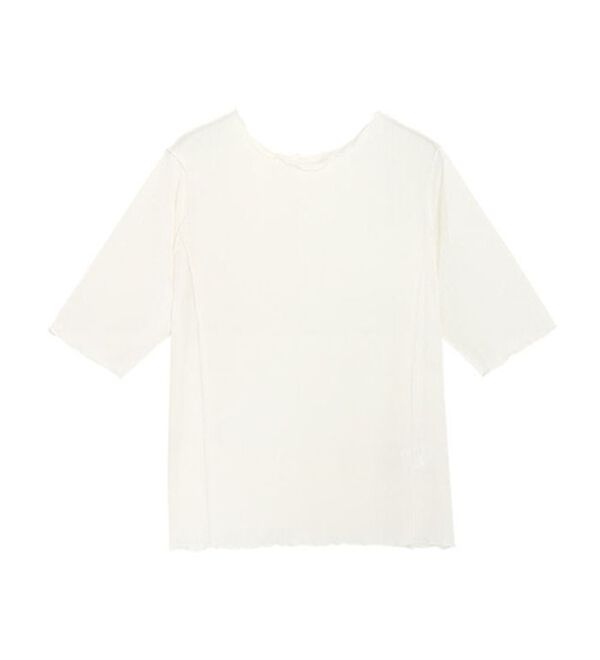 Pierrot（ピエロ）の「５分袖メロートップス（カットソー）」｜詳細画像