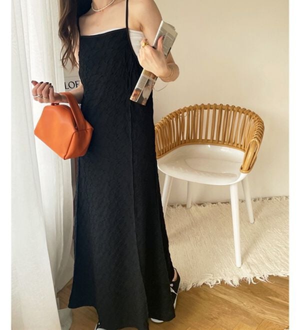 GeeRA（ジーラ）の「ぽこぽこカットジャカードキャミワンピース（その他ワンピース）」｜詳細画像