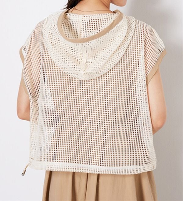 BELLUNA（ベルーナ）の「2点セット【Ｌａｇｒｉｌｕａ】メッシュ使いワンピースアンサンブル（その他ワンピース）」｜詳細画像