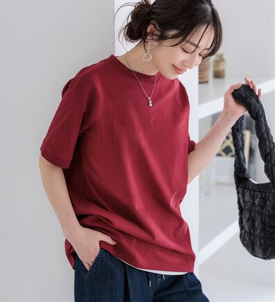 BELLUNA（ベルーナ）の「ヒンヤリ！綿１００％大人顔サマ見えＴシャツ（Tシャツ）」