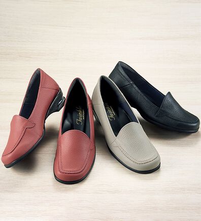 ルフラン（ルフラン）の「５Ｅ牛革エアヒールローファー（ローファー）」