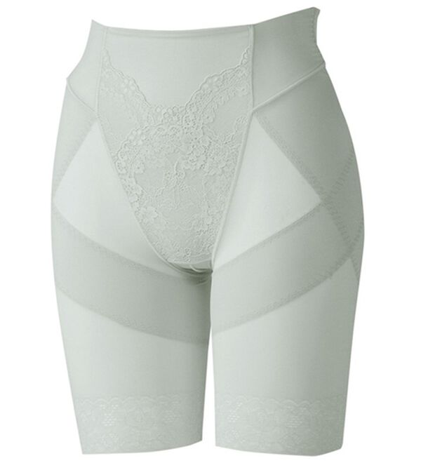 LAVIENNE（ラヴィエンヌ）の「芦屋美整体骨盤スリムスタイルショーツ（ガードル）」｜ブルーグレー