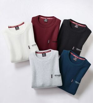 「【５色組】＜ダンロップ・リファインド＞品質自慢のベーシックＴシャツ（メンズカットソー）」｜5色組