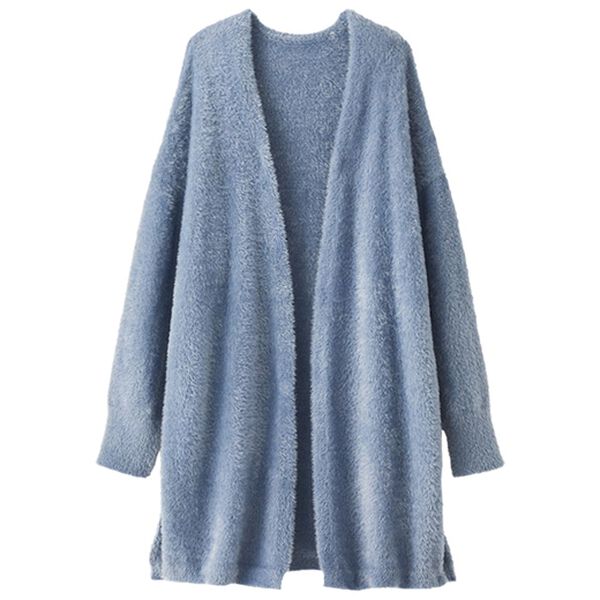 BELLUNA（ベルーナ）の「パチパチしない！静電気防止ふんわりシャギーニットカーディガン（ニットカーディガン）」｜詳細画像