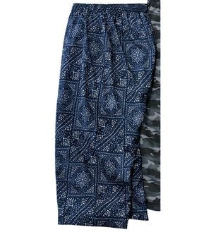 「楊柳シャレテコ（メンズルームウェア）」｜バンダナ