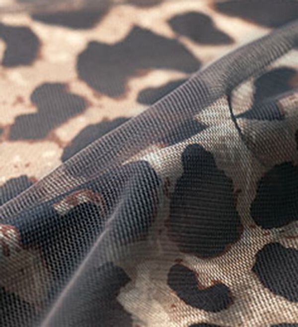 BELLUNA（ベルーナ）の「チュール重ねアニマルプリントプルオーバー（カットソー）」｜詳細画像