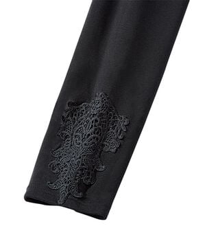 LAVIENNE（ラヴィエンヌ）の「綿混のあったかおしゃレギンス（肌着・インナーウェア）」｜ブラック